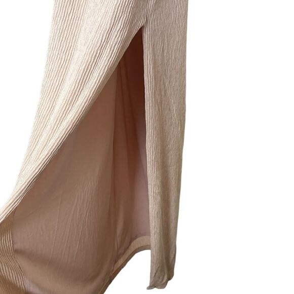 Rumer The Label x Revolve Nude Resortwear Cassidy Maxi Dress Size Medium - Picture 8 of 12